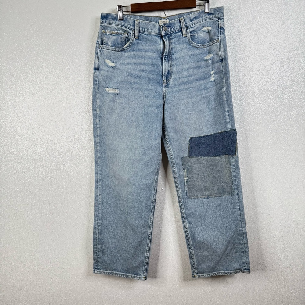 Faherty 90s‎ Crop Patchwork Jeans Size 30